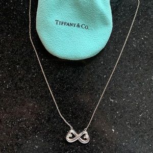 Tiffany & Co Double Loving Heart Infinity Pendant